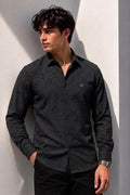 Glided Geometry Signature Shirt - Black