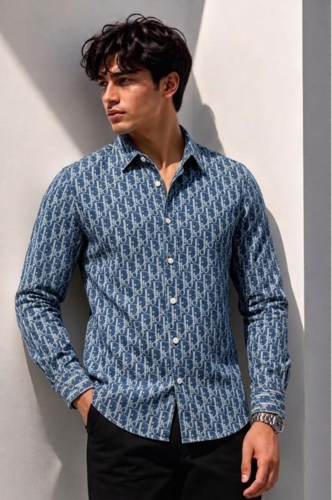 Divanoir Imperial Luxe Shirt - Blue