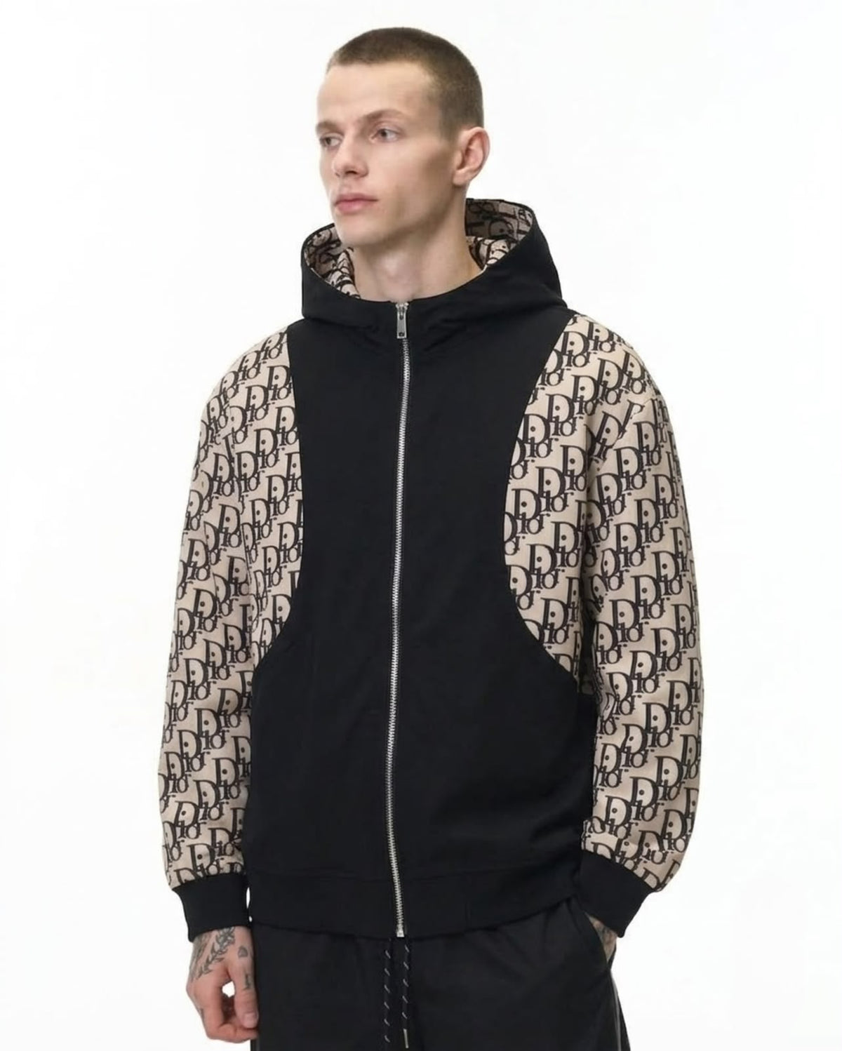 Daro Utility Side Design Jacket - Black