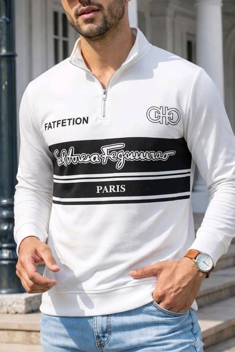 Acrtic Script Quarter Zip Sweatshirt - Under Attack