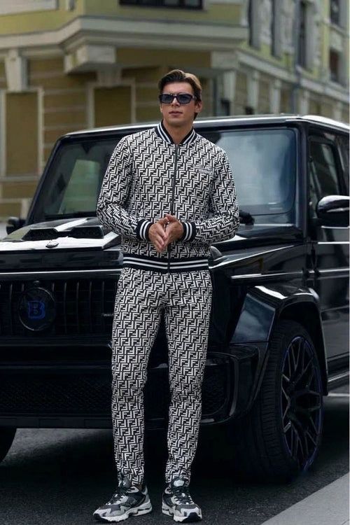 ALL OVER PRINTED PREMIUM SIDE STRIP TRACKSUIT - Under Attack