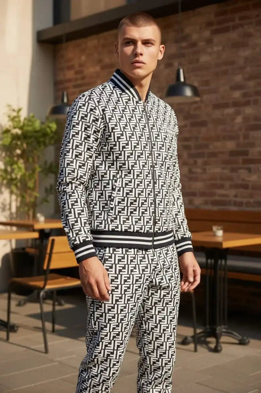 ALL OVER PRINTED PREMIUM SIDE STRIP TRACKSUIT - Under Attack