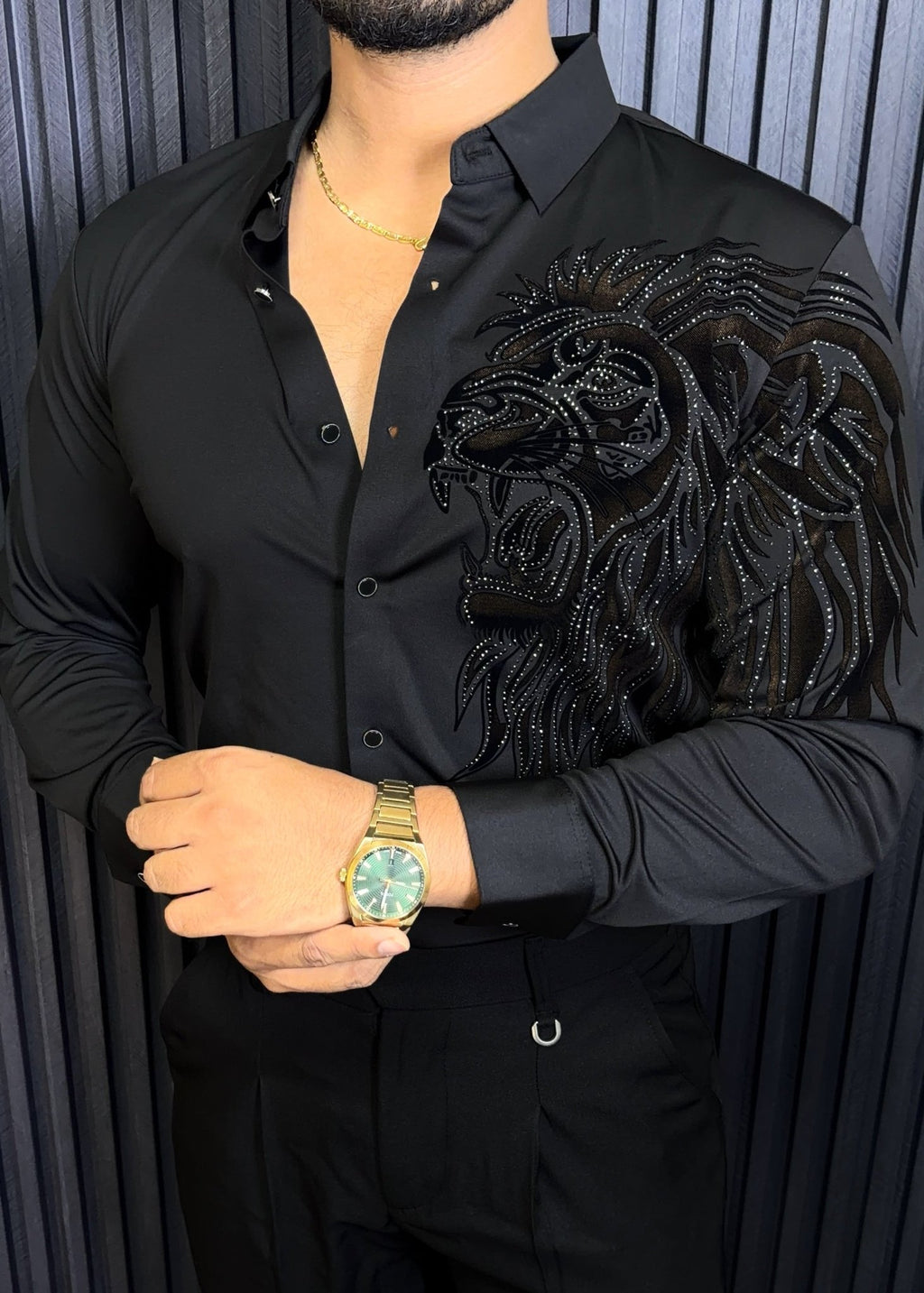 Alpha Roar Legacy Jacquard Shirt - BLACK - Under Attack