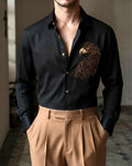 Apex Eagle Stitchless Jacquard Shirt - Black - Under Attack