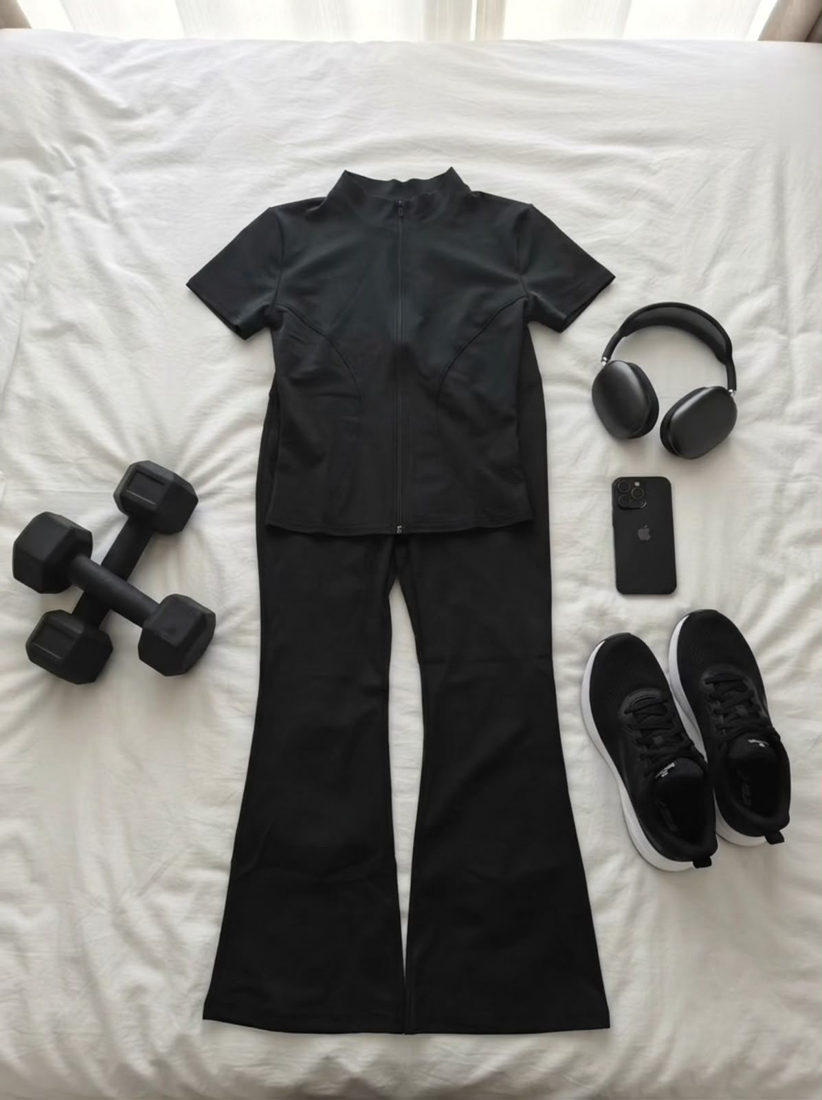 Athena Motion Gym Tracksuit - Black - Under Attack