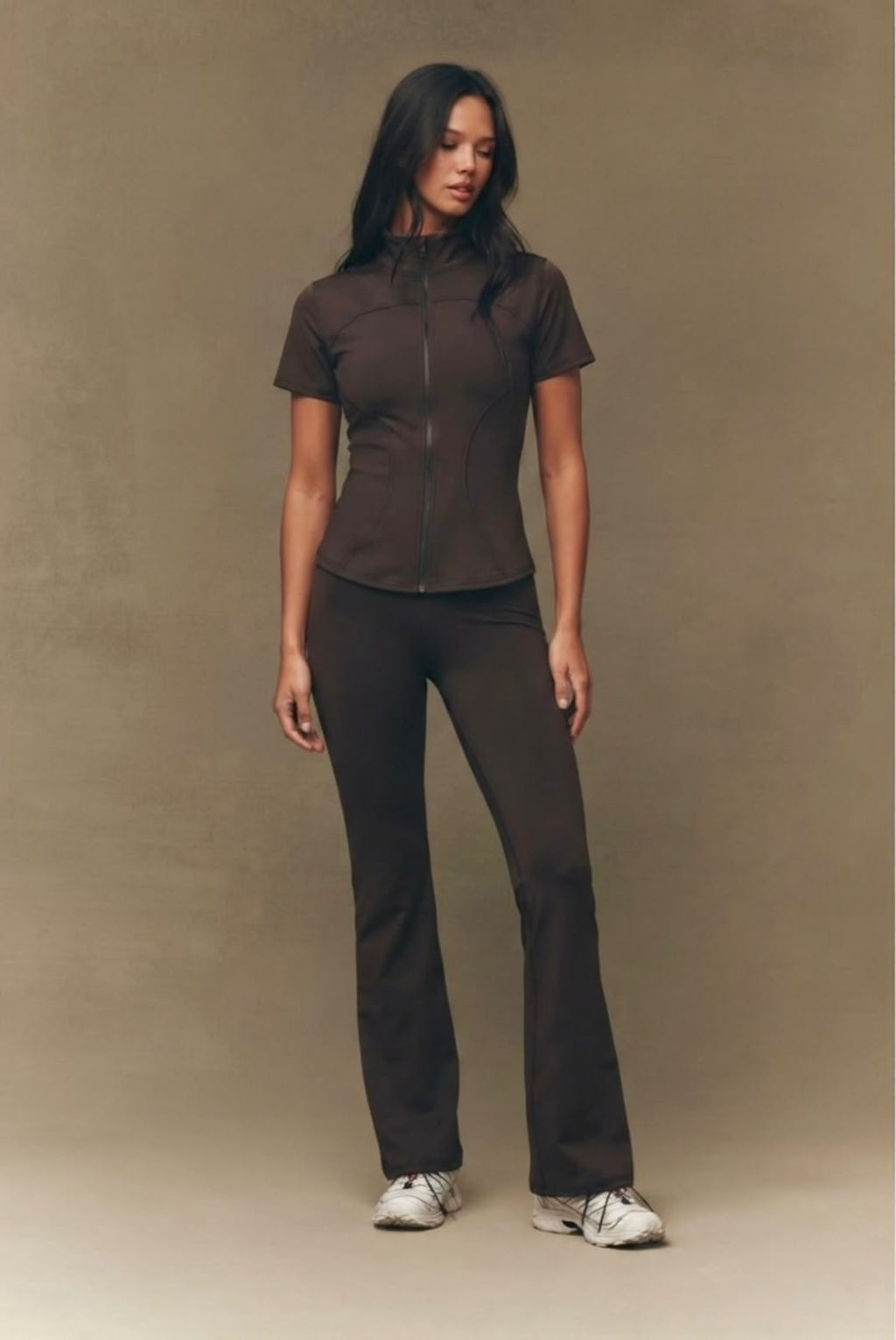 Athena Motion Gym Tracksuit - Brown - Under Attack