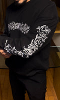 Barcelo Print Sweatshirt - Black - Under Attack