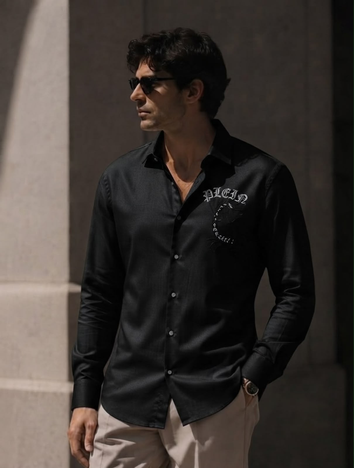 Black Gothic Shirt - Under Attack