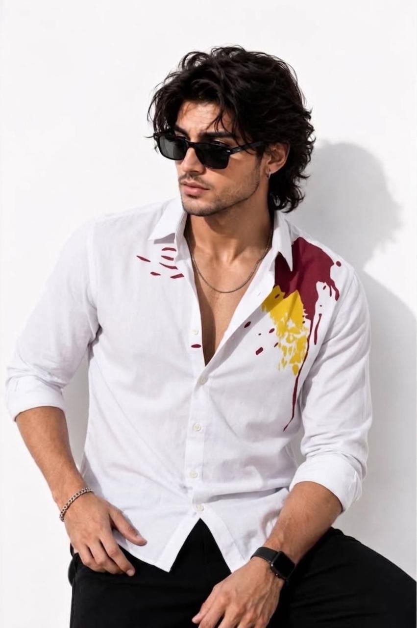 Canva Splash Paint Shirt - Under Attack