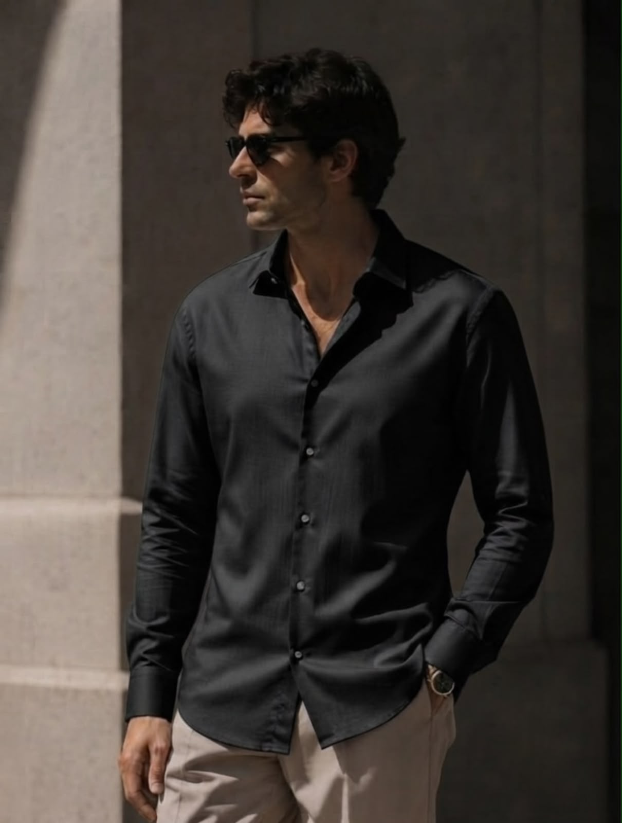 Charcoal V Logo shirt - Under Attack