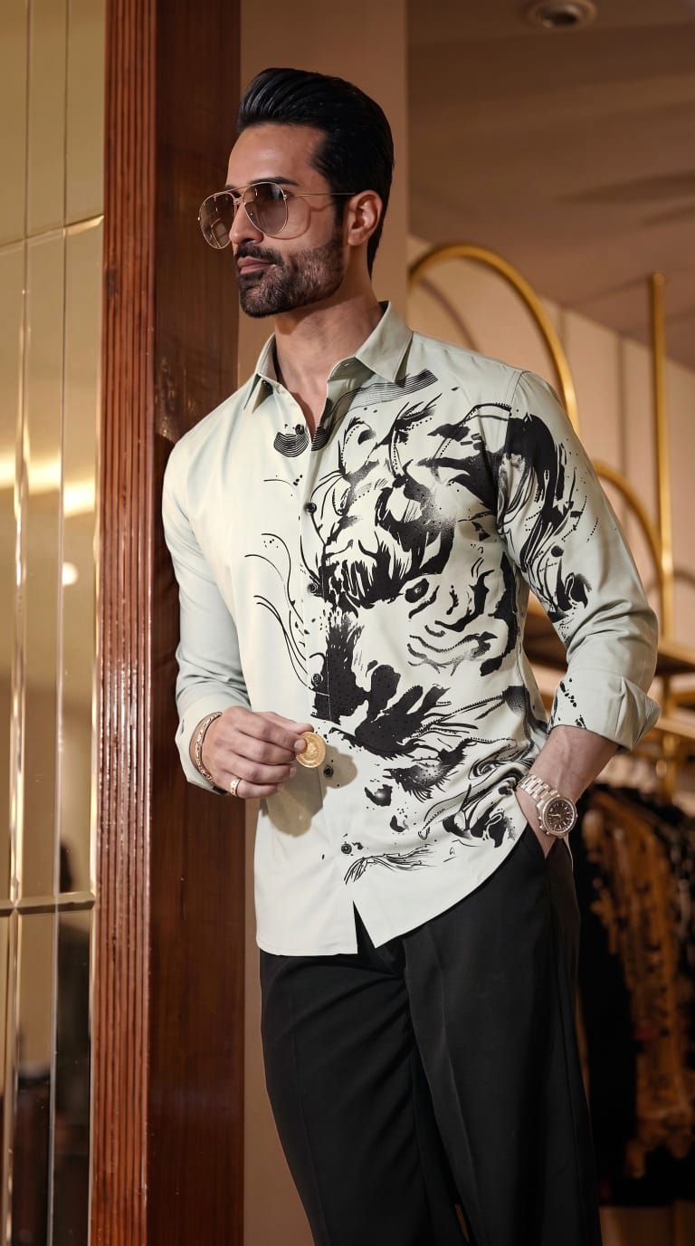 Cheetah Roar Japanese Shirt - Fawn - Under Attack