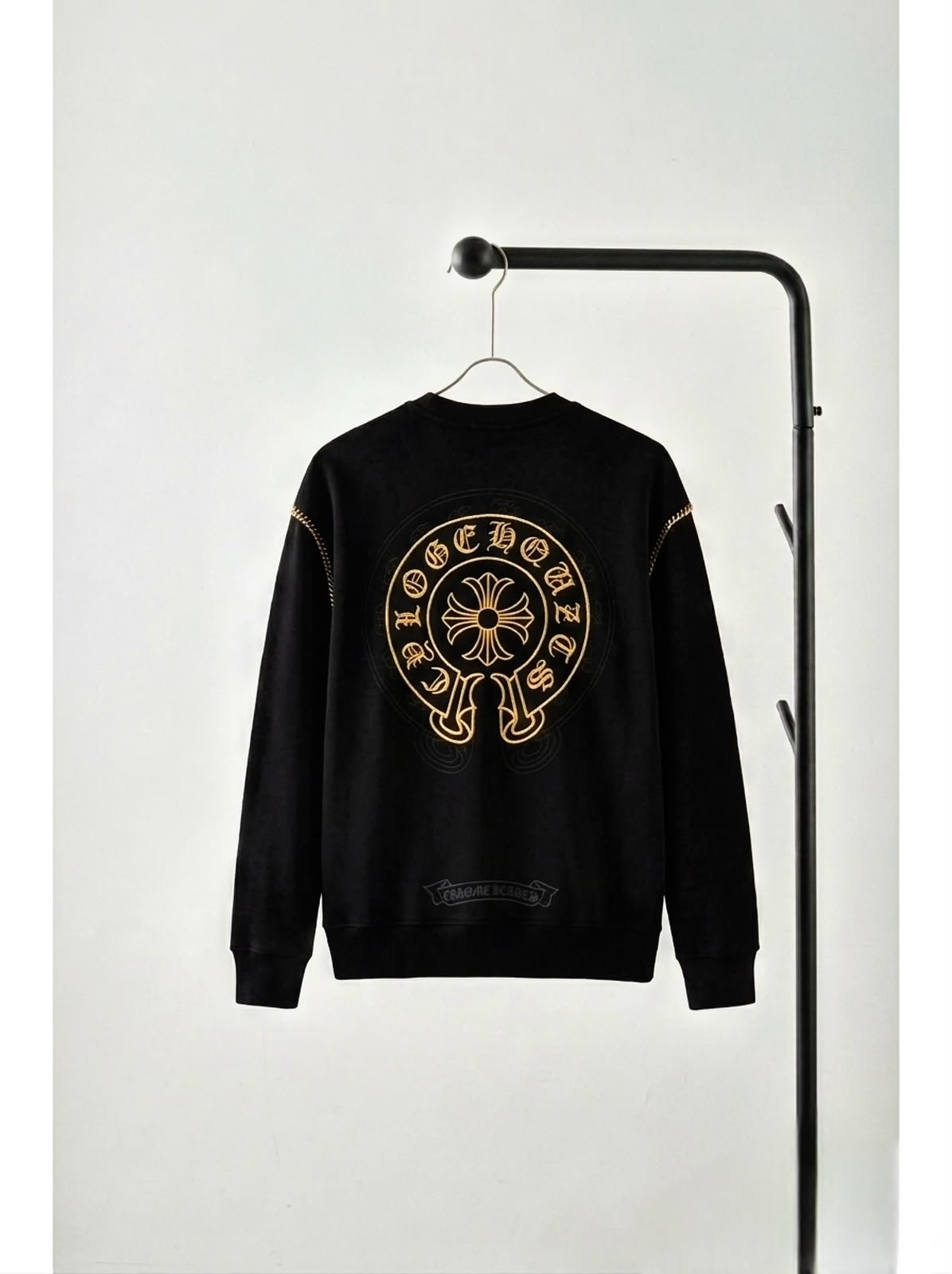 Chrome Royal Grave Sweatshirt - Black - Under Attack