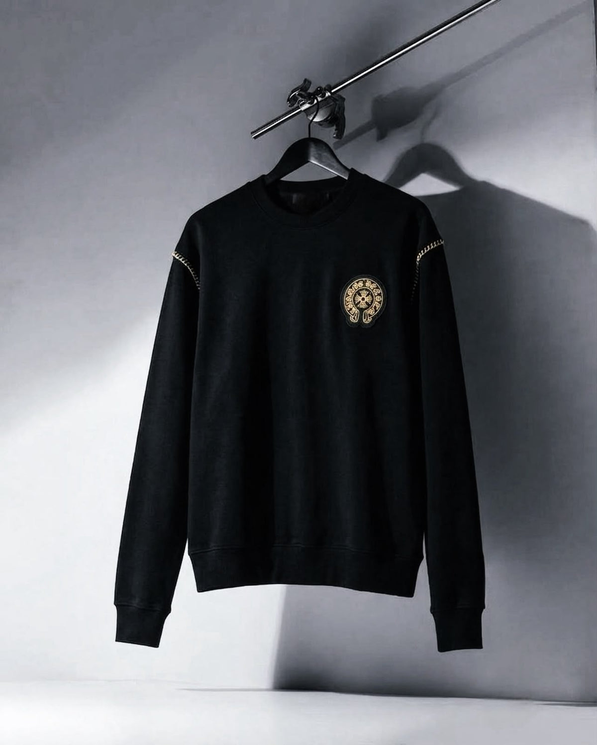 Chrome Royal Grave Sweatshirt - Black - Under Attack