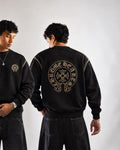 Chrome Royal Grave Sweatshirt - Black - Under Attack