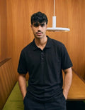 Classic Signature Polo Tshirt - Black - Under Attack