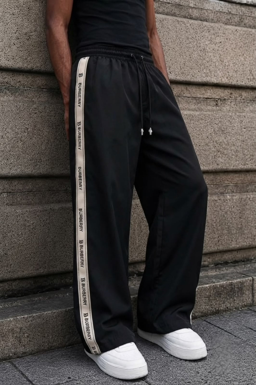 Contrast Tape Joggers - Under Attack