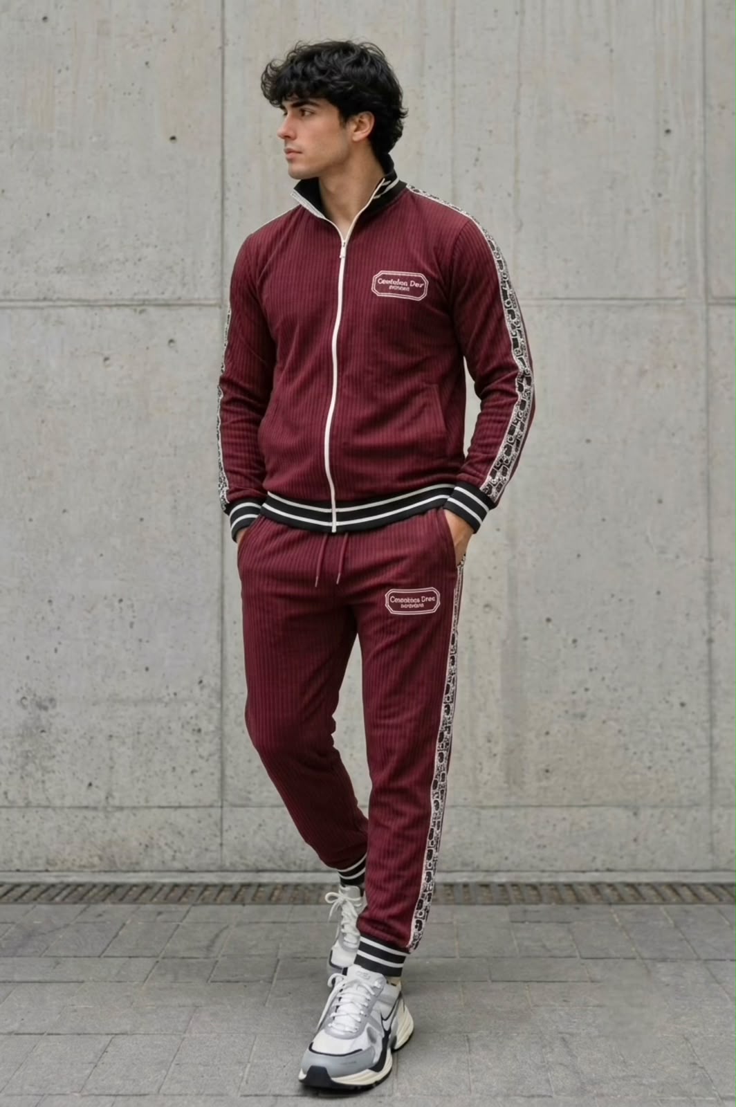 COUDROY TRACKSUIT - WINE - Under Attack