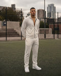 Cozy Embossed Tracksuit - White - Under Attack