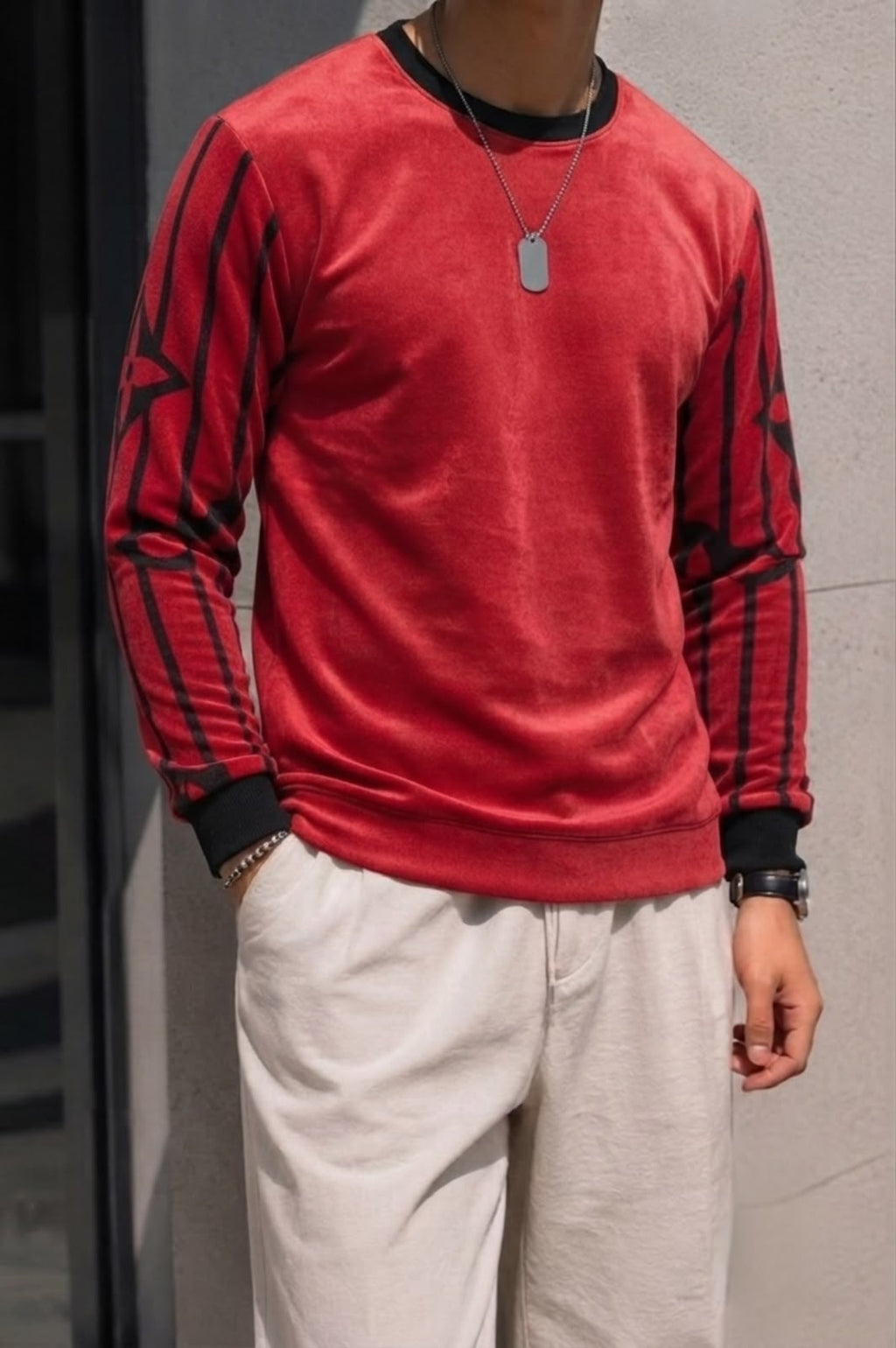 Crimson Strike Sweatshirt - Under Attack