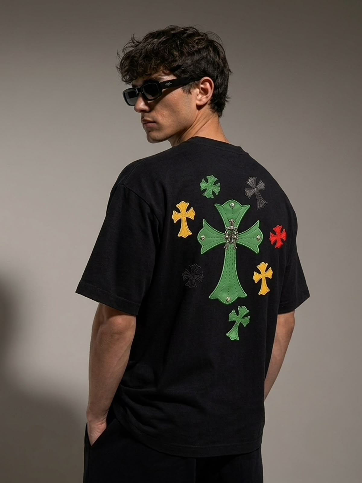 Cross Borne Signature Tshirt - Black - Under Attack