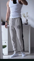 Cross Side Stripe Sweatpants - Under Attack