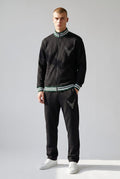 Deer luxuxry rhinestone tracksuit - black - Under Attack