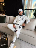 Deer luxuxry rhinestone tracksuit - white - Under Attack