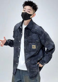 Denim Canvas Shacket - Black - Under Attack