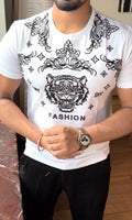 Dk tiger tshirt - white - Under Attack