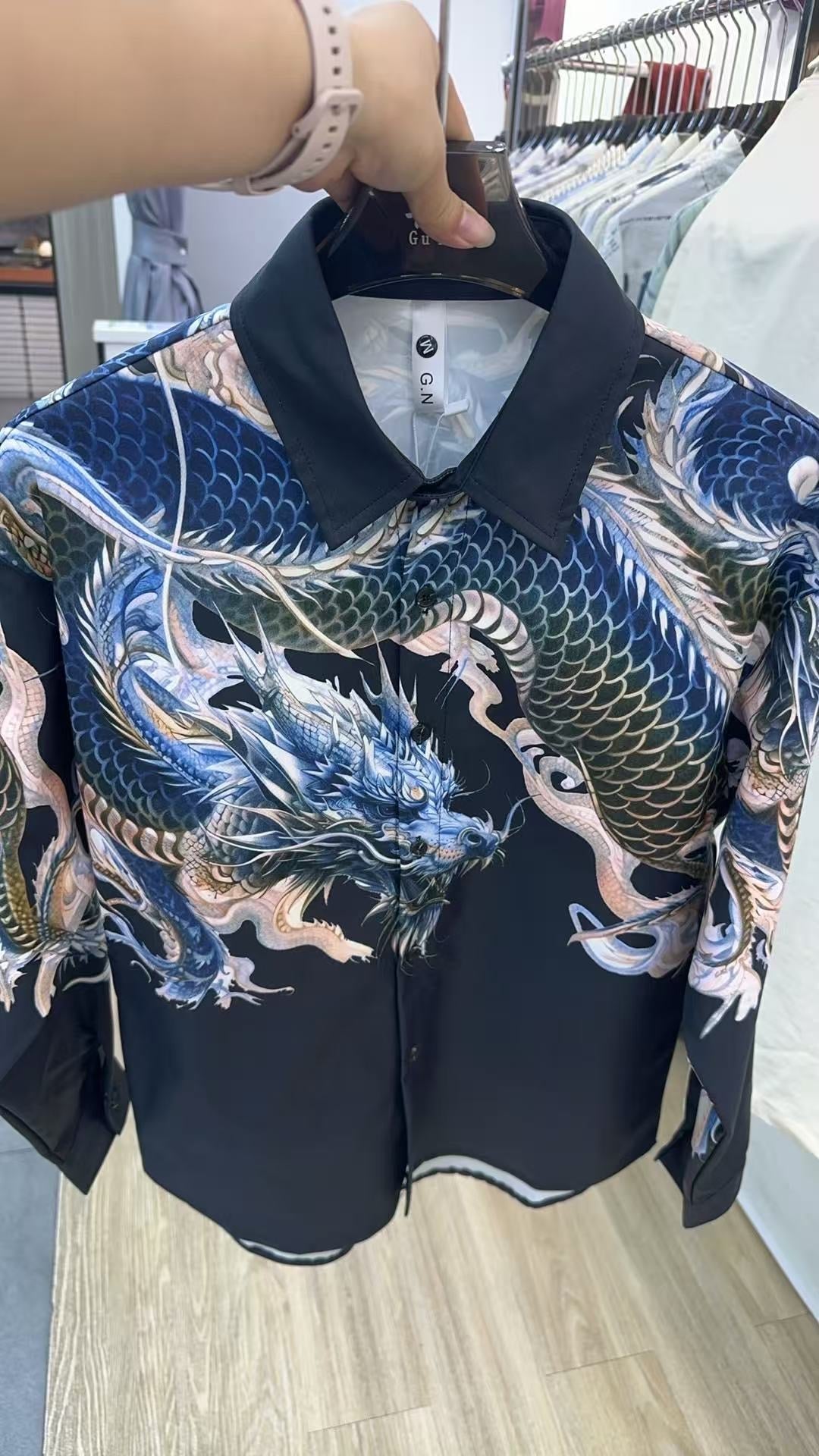 Dragon Venom Shacket - Black - Under Attack