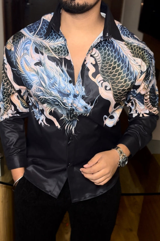 Dragon Venom Shacket - Black - Under Attack