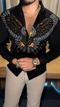 Eagle Hand Painted Birthday Xclusive Shirt - Under Attack