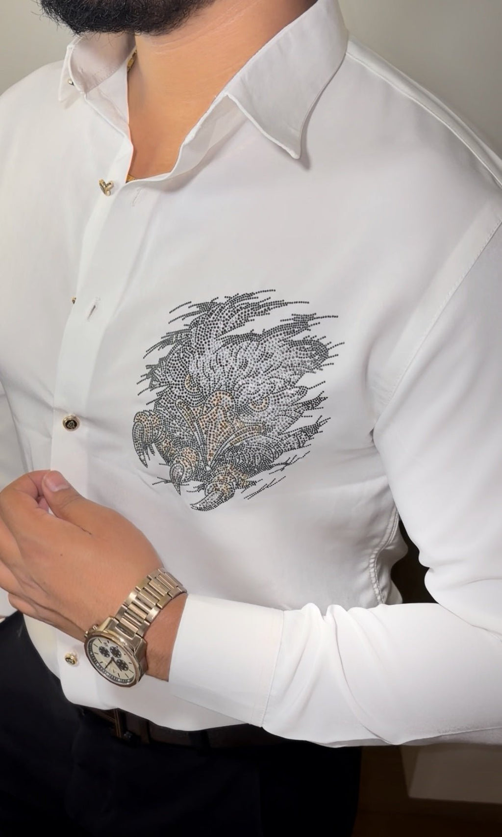 Eagle Japanese Lycra Shirt - White - Under Attack