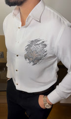 Eagle Japanese Lycra Shirt - White - Under Attack