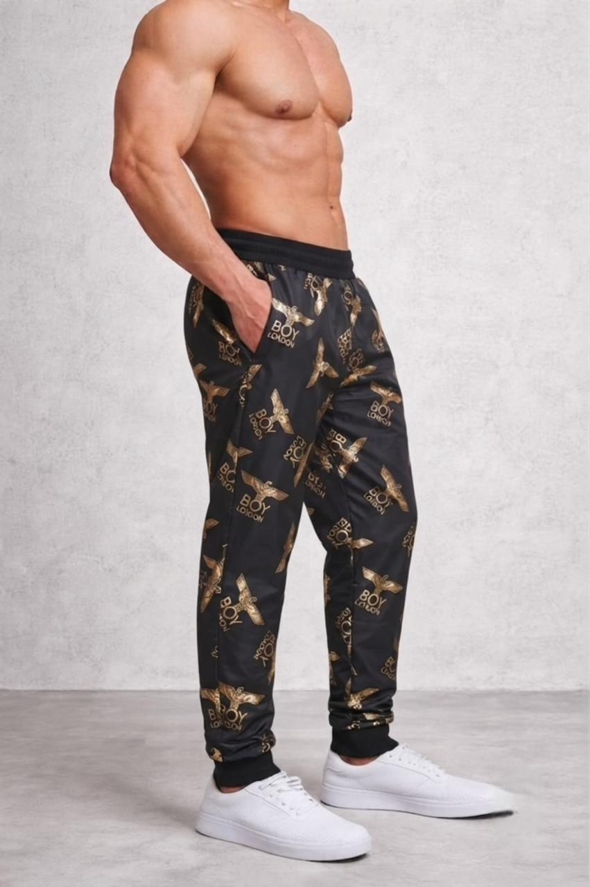 Eagle Print Track Pants - Under Attack