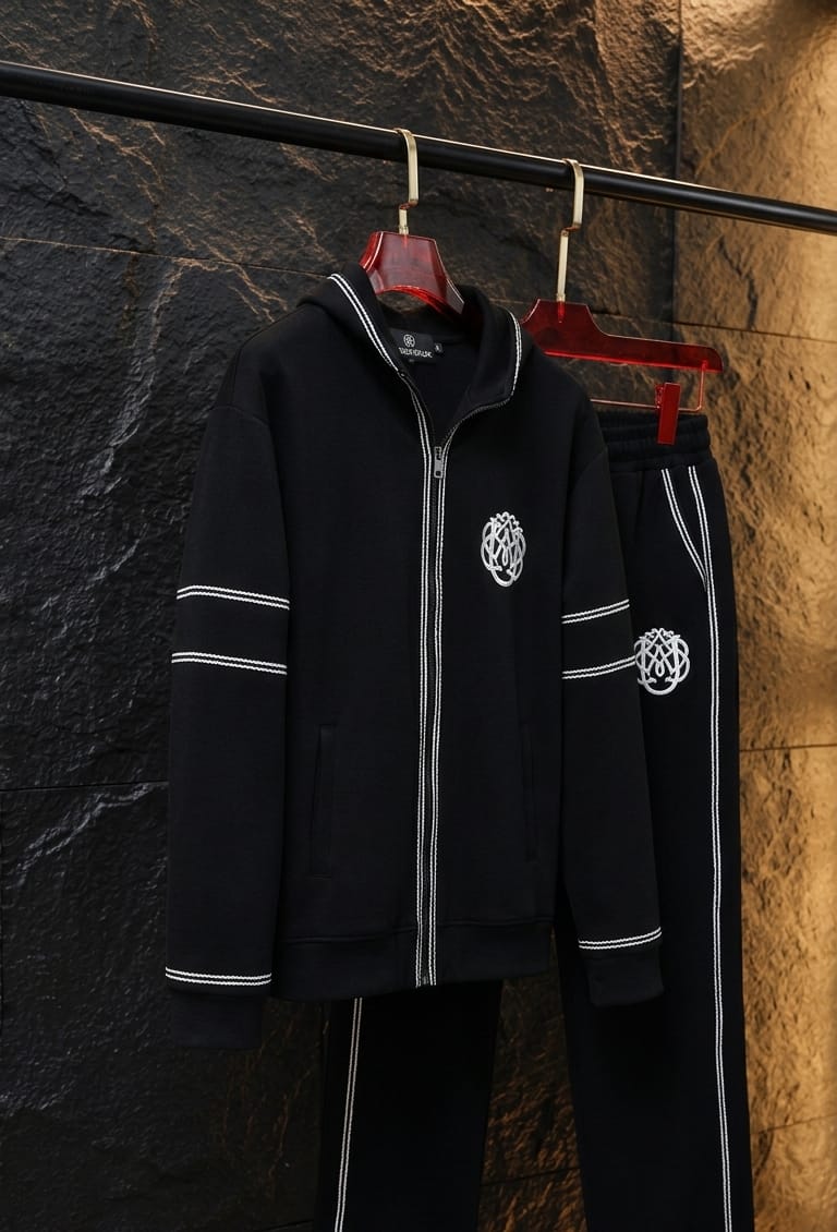 Elite Royal Signature Tracksuit - Black - Under Attack