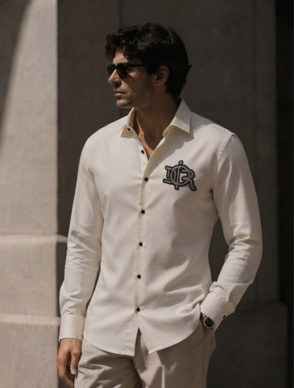 Embroidered Logo Shirt - Under Attack