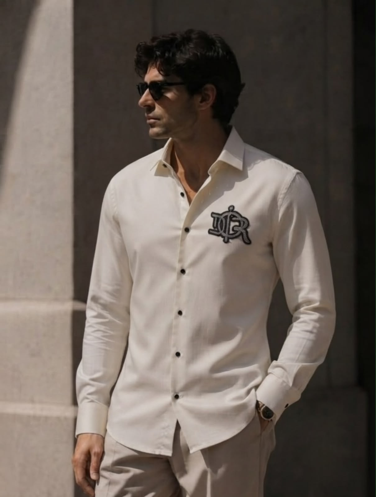 Embroidered Logo Shirt - Under Attack