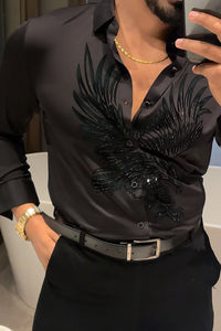 Falcon Legacy Jacquard Shirt - BLACK
