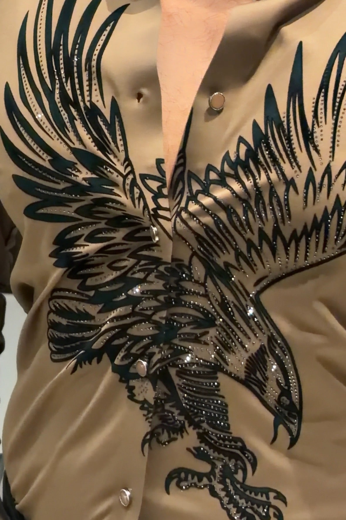 Falcon Legacy Jacquard Shirt - CAMEL - Under Attack