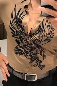 Falcon Legacy Jacquard Shirt - CAMEL