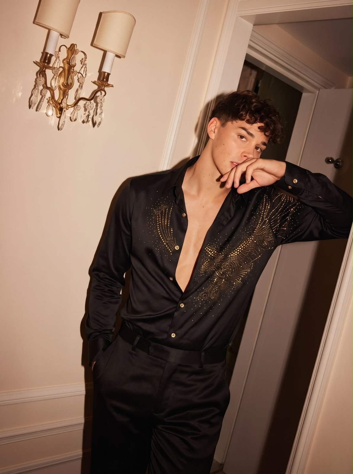 Falcon Royal Stitchless Jacquard Shirt - Black - Under Attack