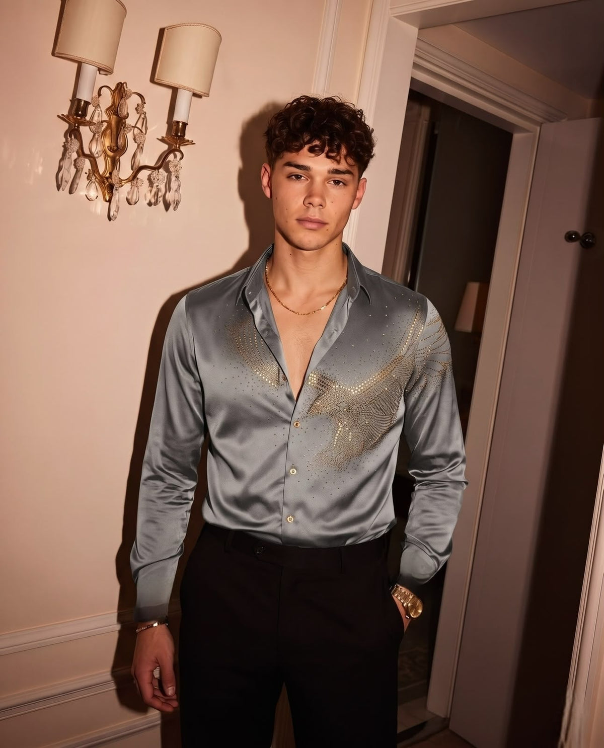 Falcon Royal Stitchless Jacquard Shirt - Charcoal - Under Attack