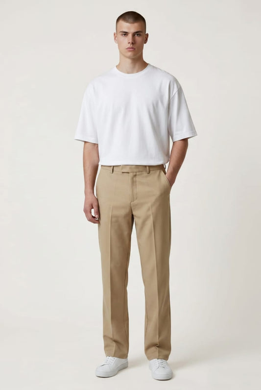 FORMAL TROUSERS - CAMEL - Under Attack
