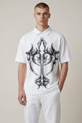 GENZ PRINTED LYCRA TSHIRT - WHITE - Under Attack