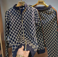 Gg all over red green patti tracksuit - navy - Under Attack