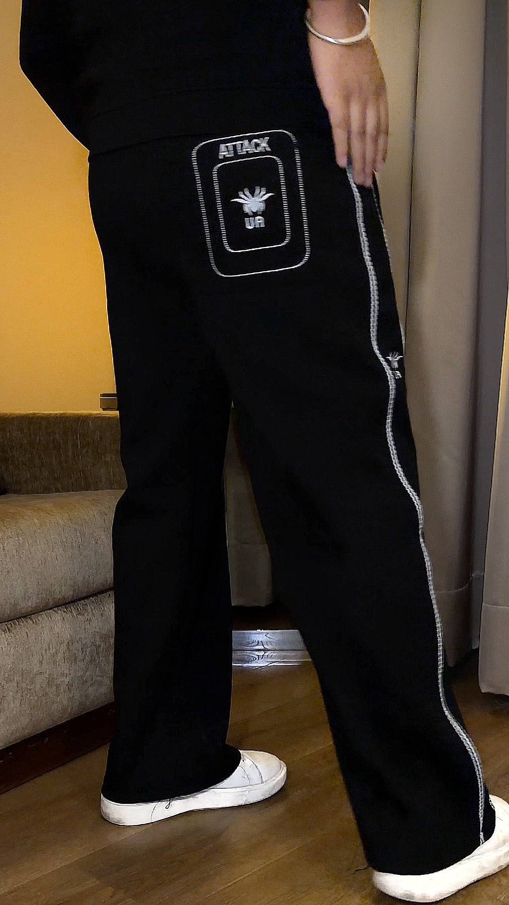 Havoc Embroidery Premium Tracksuit - Black - Under Attack