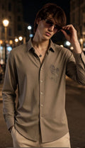 Hawk Pride Luxe Stitchless Shirt - Camel - Under Attack