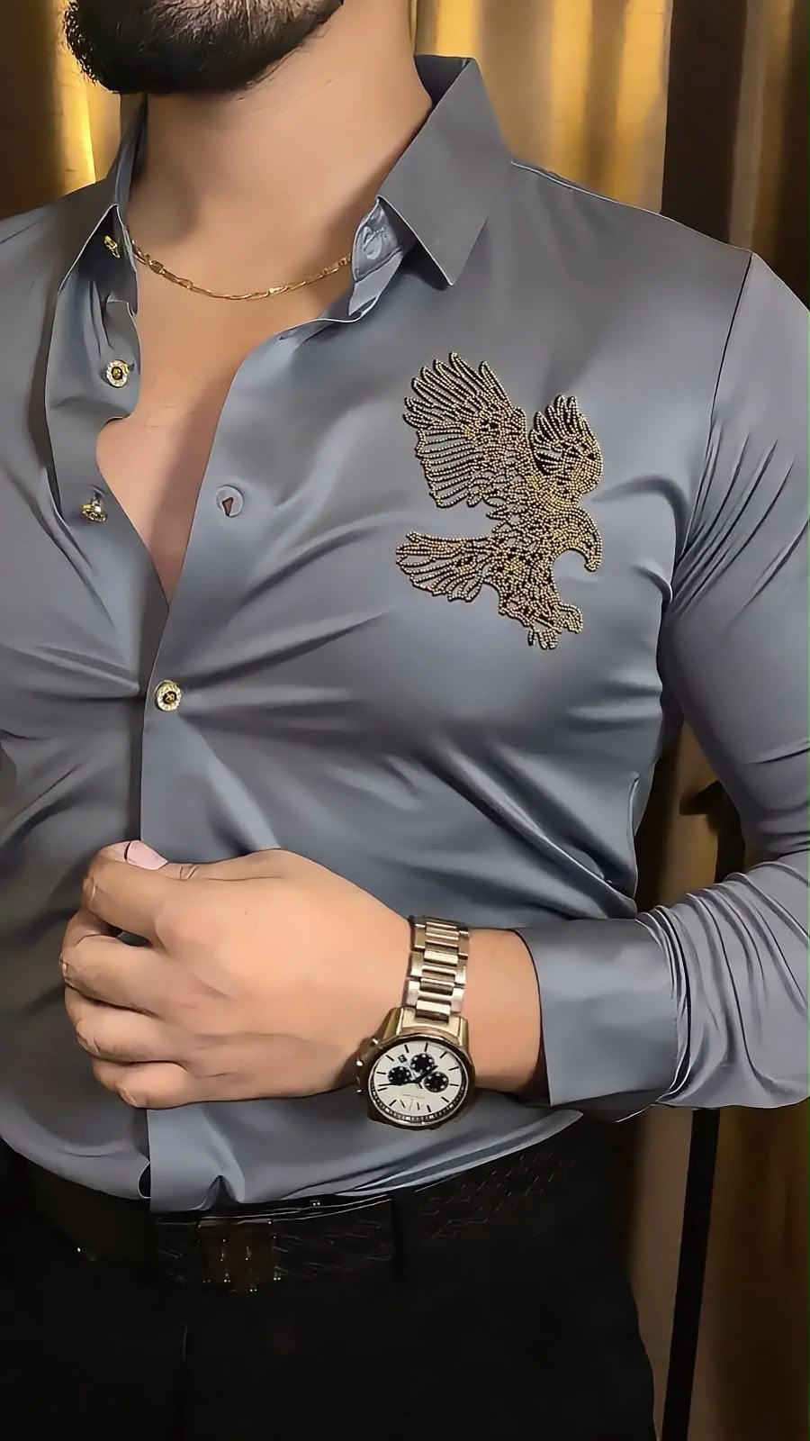 Hawk Pride Luxe Stitchless Shirt - Charcoal - Under Attack