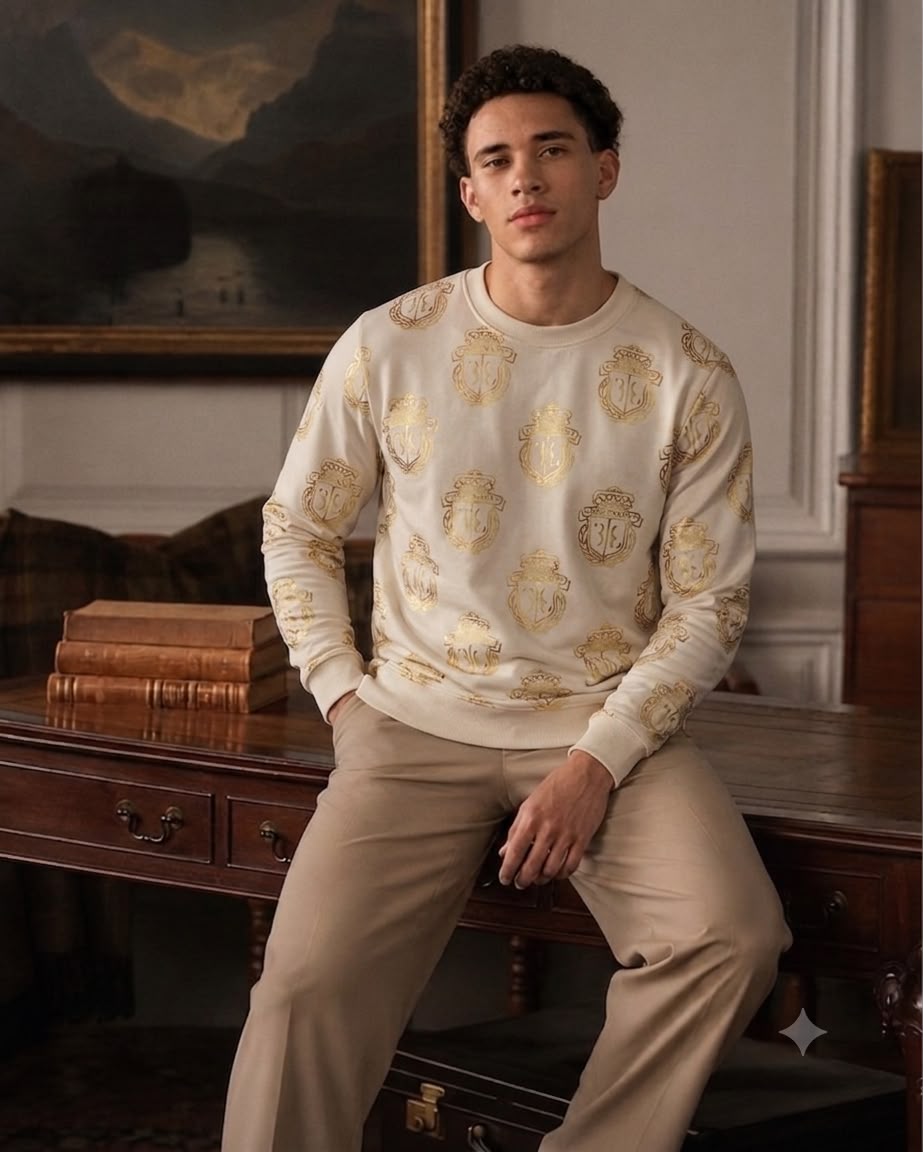 Heritage Foil Printed Sweatshirt - Under Attack